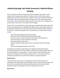 The Best Spy Apps for Android