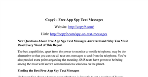 Android Spy App Trial